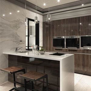 Pietra artificiale Piani <span class=keywords><strong>Cucina</strong></span> In Resina Acrilica di Superficie Solida Parte Superiore di Vanità - Product Image 1