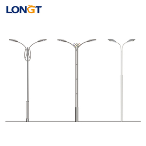 Poste de luz de calle galvanizado para cancha de tenis de jardín/cuadrado - Product Image 3