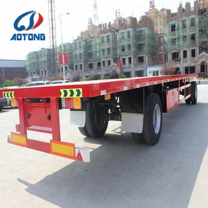 Remorque à plat de 40/ 20 pieds, remorques à plat de cinquième roue à <span class=keywords><strong>vendre</strong></span> - Product Image 2