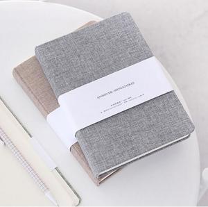 Vải Linen Tạp Chí Máy Tính Xách Tay Bìa Cứng Nhật Ký Với Trống Và Lót Giấy 128 Sheets - Product Image 1