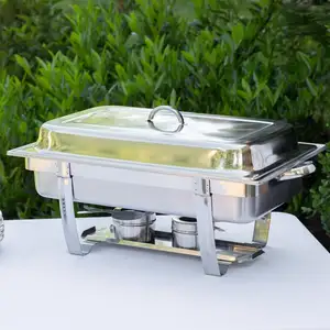 Deluxe 7 Qt. Soup Chafer Marmite Stainless Steel Chafing Dish