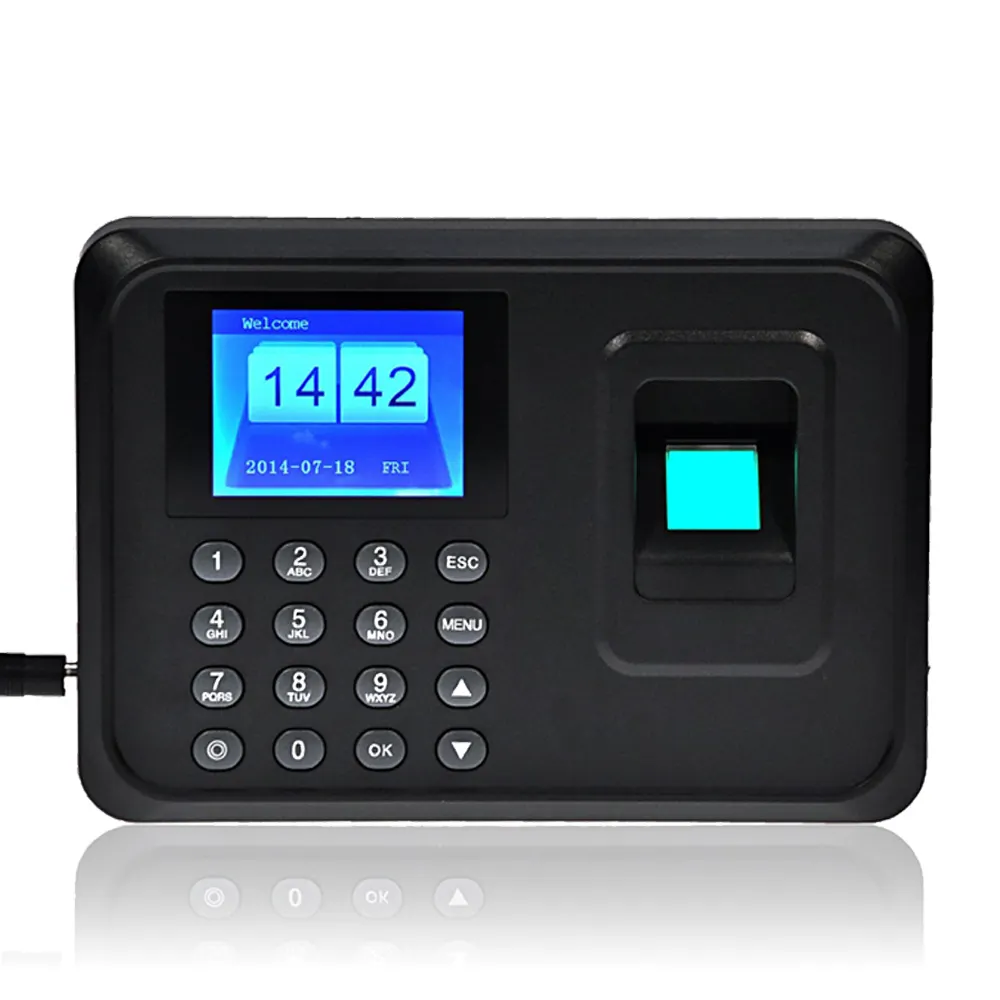 Keysec- SISTEMA DE ASISTENCIA biométrica, lector de huellas dactilares por USB, reloj de tiempo, máquina de Control de empleados, dispositivo electrónico