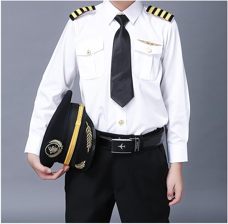 White long sleeve shirt+3 accessories