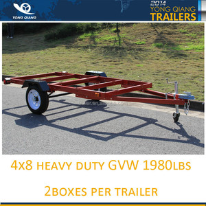 <span class=keywords><strong>Remorque</strong></span> pliante utilitaire 5x8 <span class=keywords><strong>en</strong></span> acier enduit de poudre de Chine / <span class=keywords><strong>kit</strong></span> de <span class=keywords><strong>remorque</strong></span> - Product Image 5