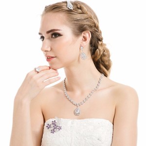 LUOTEEMI – bagues de mariage de Couple, bijoux de mode, une coupe ovale, Zircon CZ Vintage CZ, bagues de fiançailles - Product Image 2