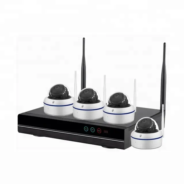Innotronik Ev Video güvenlik alarm sistemi Kablosuz IP Dome IR Kamera Kablosuz NVR Kiti