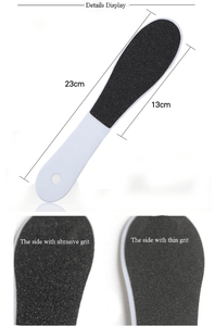 Rimuovi Calli Professionale, Strumento per <span class=keywords><strong>Pedicure</strong></span> con Manico Lungo, Lima per Piedi in Plastica Bianca con Carta Vetrata a Basso Prezzo - Product Image 4