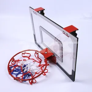 Juego de Mini tablero de baloncesto con borde de acero para colgar en la puerta