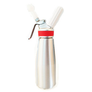 Venta caliente personalizada postre herramientas aerosol dispensador de crema batida <span class=keywords><strong>1</strong></span> <span class=keywords><strong>pinta</strong></span> con goma y consejos - Product Image 5