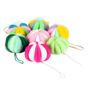 Làm bằng tay massage bí ngô tắm miếng bọt biển nhỏ moq và có màu sắc đặc biệt tắm miếng bọt biển và với logo của người mua cũng - Product Image 2