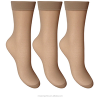Chaussettes en nylon Hosiery Factory Chaussettes de cheville transparentes pour femmes