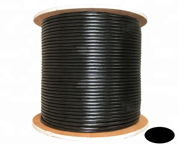 Cable Coaxial CATV de 75Ohm de alto rendimiento RG6