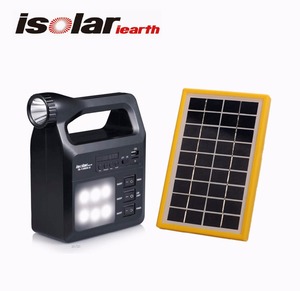 Isolar portátil Sistema Solar kit de iluminación 3 W 5 W solar antorcha mini sistema de energía solar para el <span class=keywords><strong>metro</strong></span> trabajo - Product Image 4