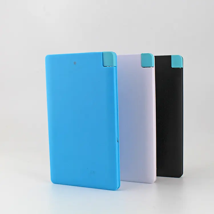 Tasca portatile powerbank stampa a colori lager formato carta a forma di alimentatore portatile fabbrica rohs alimentatore disponibile