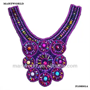 rhinestone neckline motif(P1060014)