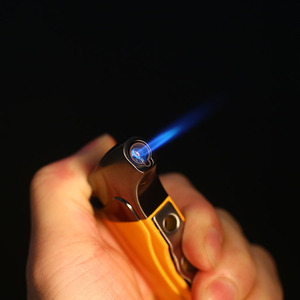 Juego de cortadores de encendedor de Gas de antorcha a prueba de viento de acero inoxidable de lujo, regalos de negocios con logotipo personalizado, accesorio de cigarrillo de precio muy bajo - Product Image 6