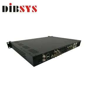 Decodificador receptor de satélite digital, profissional integrado mpeg-4 hd ird e processador