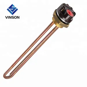 220 V 3000 W AIR Flange Immersion Heater dengan Thermostat untuk Portable Water Heater Listrik