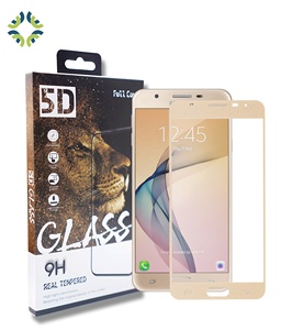 9 H 2.5D cong điện thoại di động tráng keo mặt sau tempered glass đối Với Samsung J7 thủ bao phủ hoàn toàn điện thoại di động tùy chỉnh màn hình bảo vệ - Product Image 1