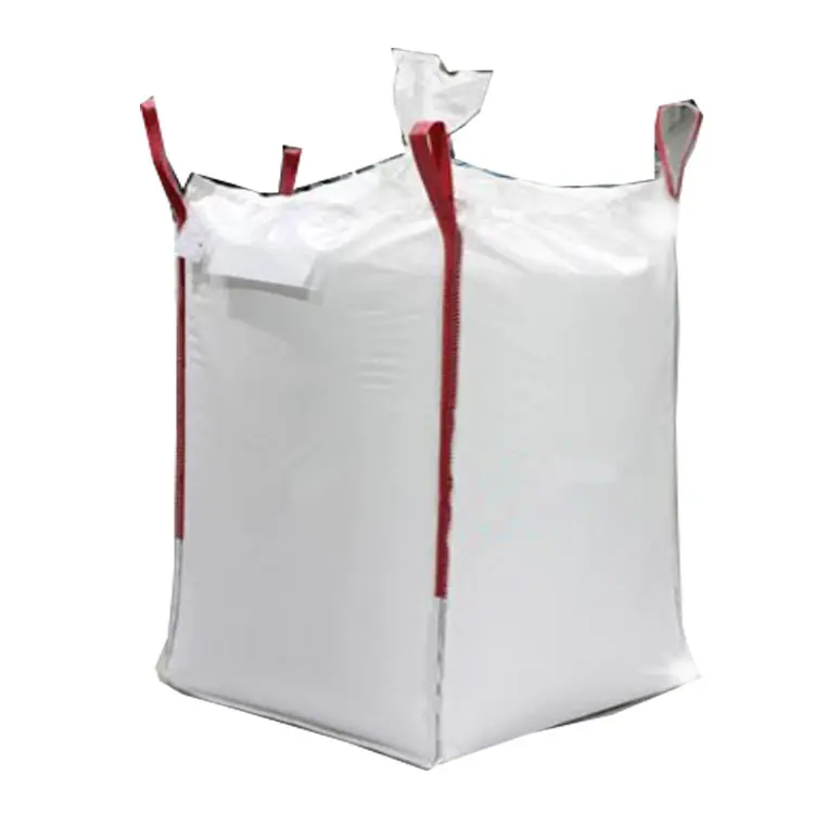 Venta caliente 1 tonelada 1000KG Jumbo Bag Big Bag Super Sack con descarga de fondo plano FIBC Bulk Bag