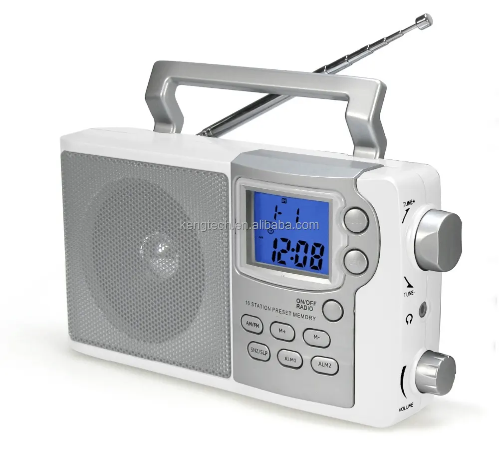 CT-2418 최고의 가격 유행 컴팩트 AC DC 디지털 튜닝 PLL 라디오