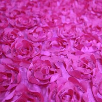 Hochzeit Modernes Design 3D gedruckt Rose Aisle Runner Teppich