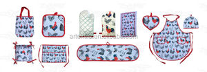 cazzo di natale stampa guanti da forno e presine - Product Image 2