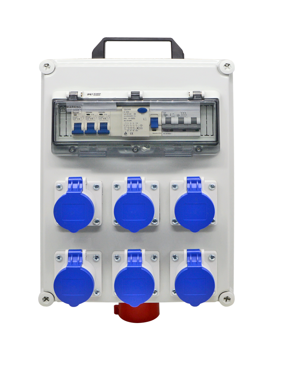 Spina E Presa Industriale 220V 16A 3 Pin - Kit Maschio E Femmina Blu, IP44, Per Esterno E Camper - Foto 3