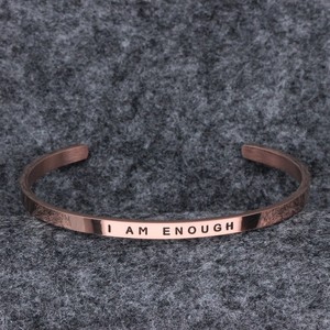 Bracelets de manchette personnalisés en acier inoxydable pour enfants, tendance, or rose, argent, gravure personnalisée, logo, diamant, anniversaire - Product Image 2
