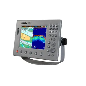 Echo Depth Sounder with Transducer 500 Meters Sonar Fish Finder Combo Marine GPS Navigator