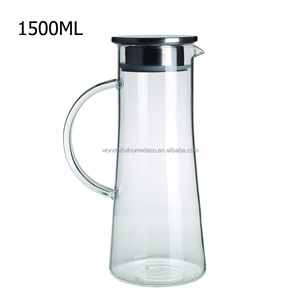 Jarra de Vidrio de 1.5 Litros (50 oz) con Tapa - Product Image 4