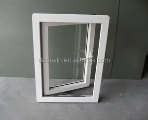 Jendela PVC Plastik Jendela Jendela Casement Kaca Upvc Tunggal