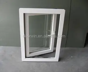 Enkele Upvc Beglazing Openslaande Ramen Plastic Pvc Raam