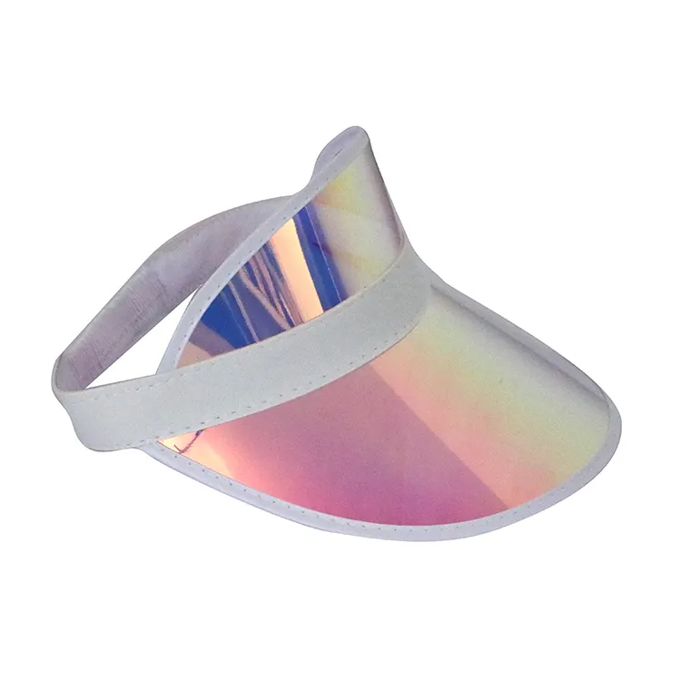 Kleurrijke Plastic Uv-bescherming Zomer Zonneklep Cap Sport Cap