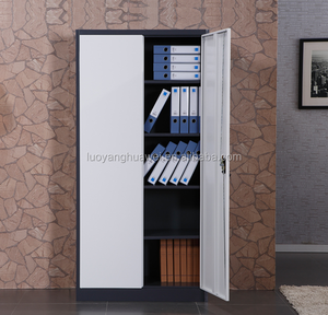 Pas cher 2 portes 5 tier <span class=keywords><strong>4</strong></span> étagères réglables en acier classeur - Product Image 3