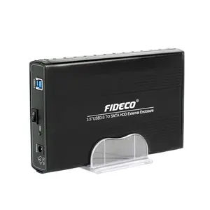 FIDECO Black Ssd pollici Sas a Sata Hard Disk Usb 3.0 custodia in alluminio Hdd 3.5 "scatola di recinzione esterna