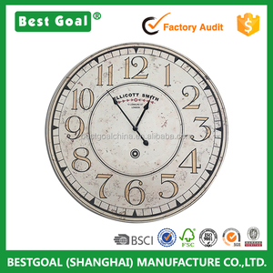 24 "Westcloxビッグベン無垢材壁時計 - Product Image 2