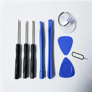 Outil de démontage pour téléphones, ensemble d'outils de démontage pour <span class=keywords><strong>iphone4</strong></span> 5 6, outil de démontage pour téléphones portables, 9 ensembles - Product Image 1
