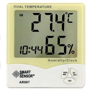 SE-AR867マルチ温度計電子目覚まし時計デジタルルーム温度計と湿度計 - Product Image 1