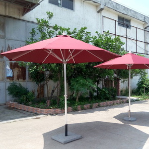 Sombrilla de Playa Grande para <span class=keywords><strong>Patio</strong></span> con Base de Aluminio, Protección Solar para Exteriores, Logotipo Personalizado, Impermeable, Plegable, Decorativa - Product Image 6