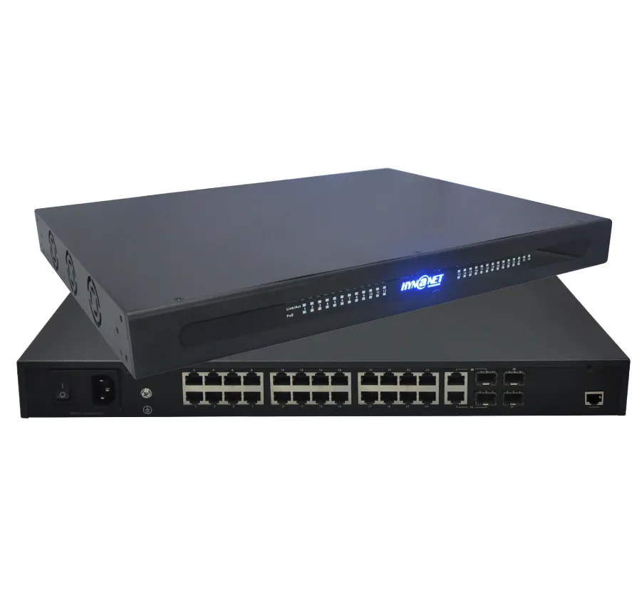 New trend L2 AV managed PoE switch L2+ 8G Managed POE Switch with 2G SFP uplink ports network switch.
