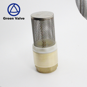 Vanne <span class=keywords><strong>de</strong></span> retenue femelle filetée Green-GutenTop en acier inoxydable avec filtre en maille et pied en laiton avec filtre - Product Image 3