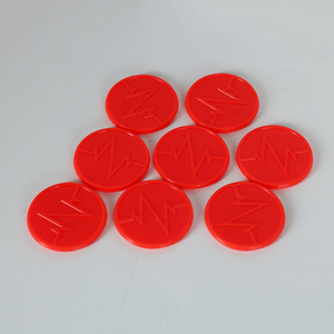 Nuovo prodotto su misura goffrato gettone di plastica colorata - Product Image 4
