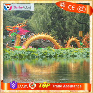 Customed-Fait le travail manuel Soie chinois <span class=keywords><strong>dragon</strong></span> lanterne - Product Image 1