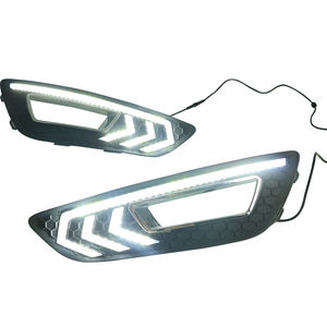 Luci di marcia diurna paraurti anteriore per <span class=keywords><strong>Ford</strong></span> New Focus <span class=keywords><strong>2015</strong></span> con luce fendinebbia di colore giallo - Product Image 3