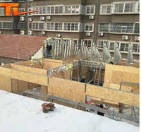 Maisons préfabriquées en acier, Structure avec deux éclairages au sol, fabrication chinoise, Villa ajourée, offre spéciale