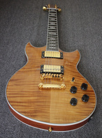 Weifang Rebon 6 String LP Double Cut Flamed Maple Electric Guitar