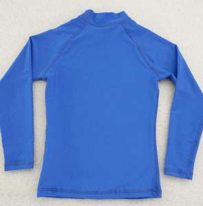 어린이 소년과 청소년을위한 맞춤형 긴 소매 서핑 수영 래쉬가드 자외선 차단 UPF50 통기성 자외선 차단제 셔츠 - Product Image 3