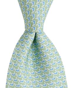 100% Silk Druck Nantucket Krawatte