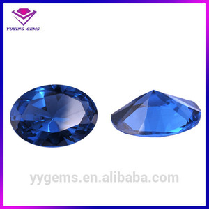 De forme ovale cut blue sapphire pierres précieuses, l'imitation <span class=keywords><strong>saphir</strong></span> <span class=keywords><strong>bleu</strong></span> <span class=keywords><strong>prix</strong></span> - Product Image 1